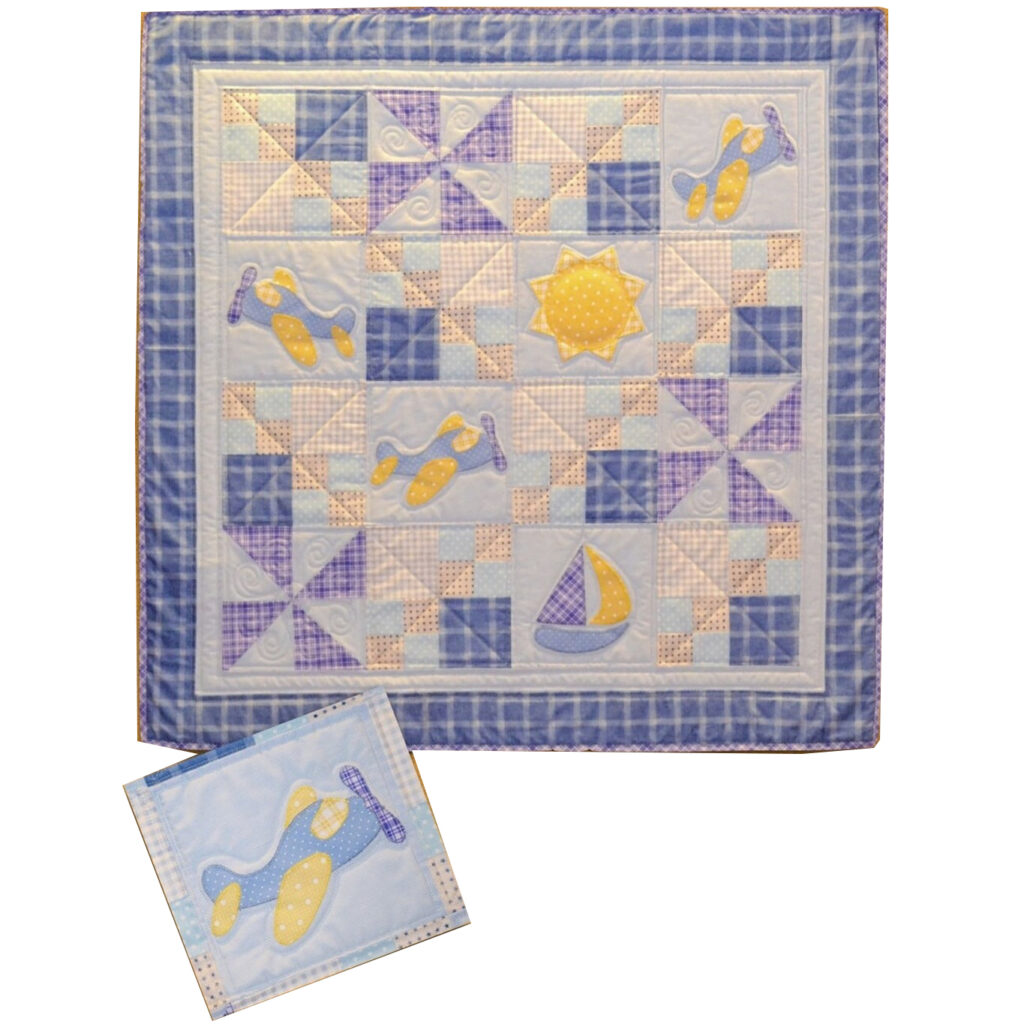 Simple quilt pattern for boys, easy to make and beautiful