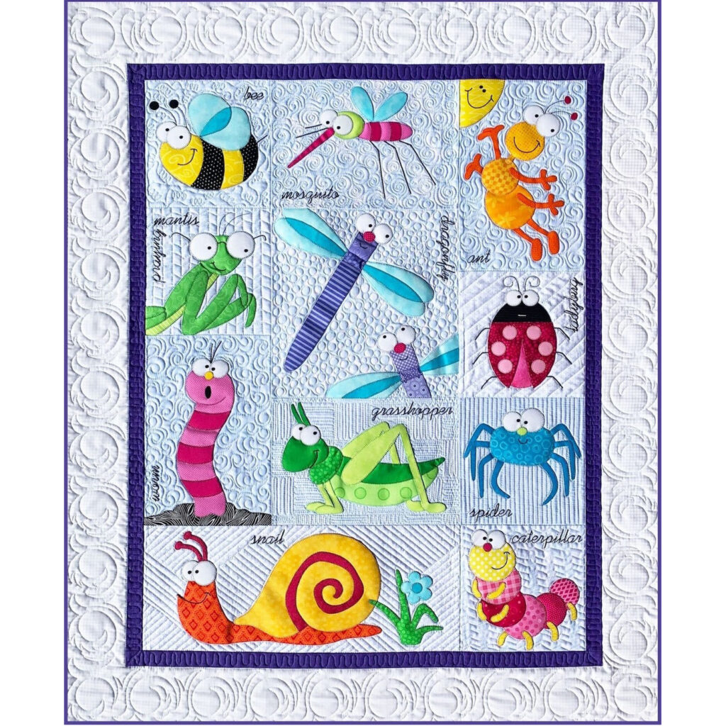 This fun baby quilt pattern is sure to be loved by children