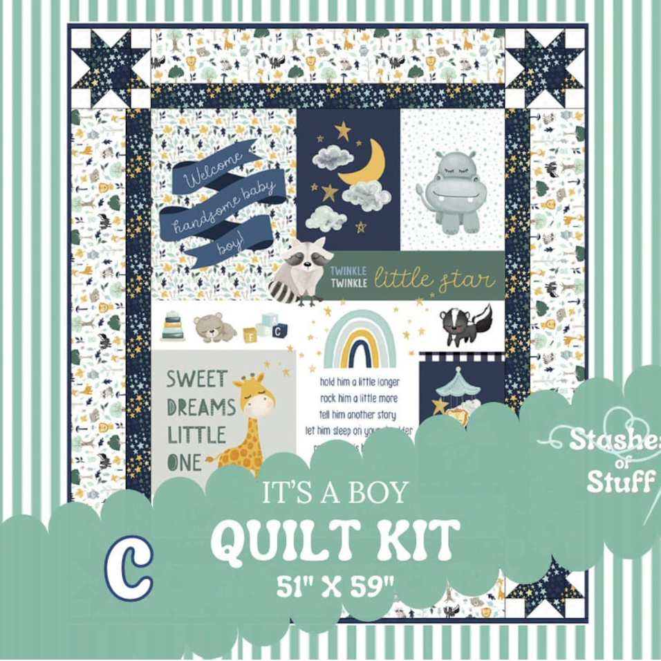 Baby quilt pattern sets come in various sizes and colors