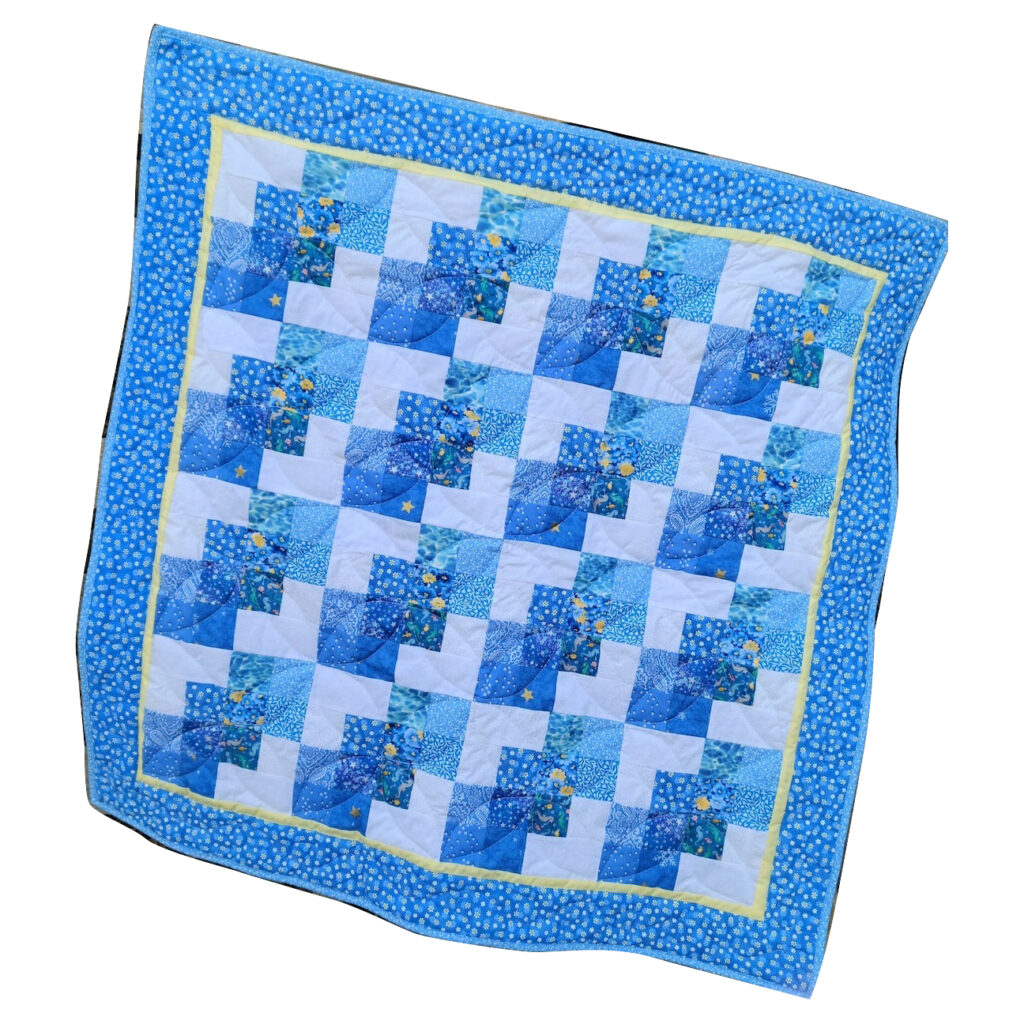 This baby quilt pattern is a precious gift for your child