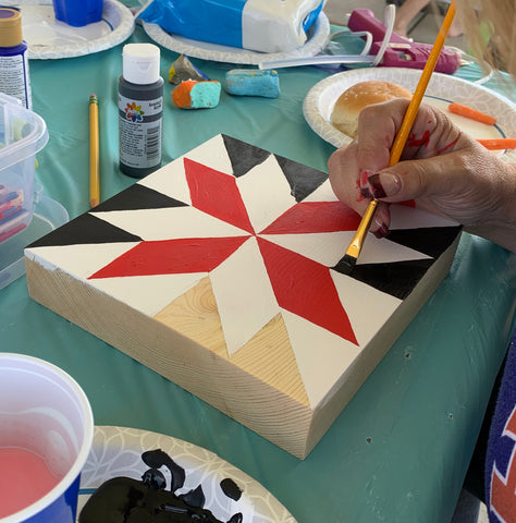 How to make a barn quilt for beginners.