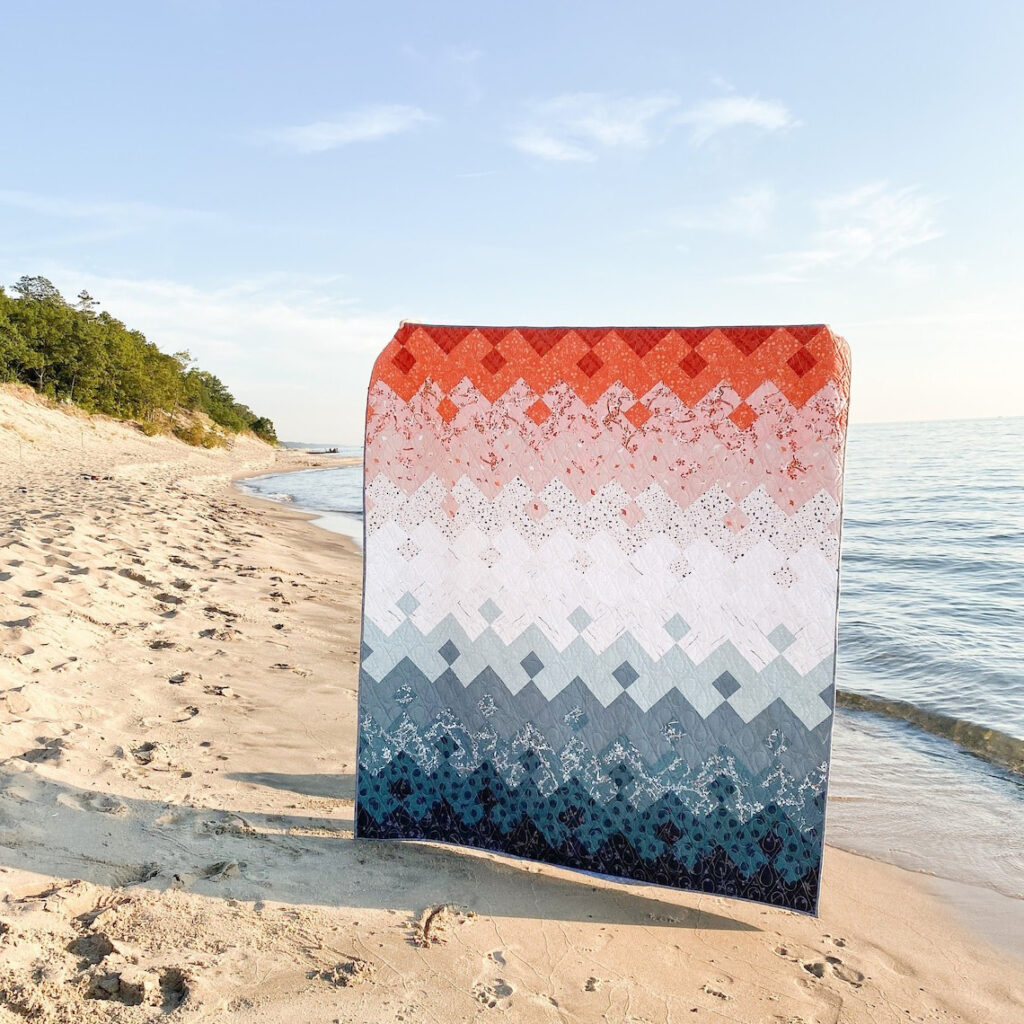 Quilt pattern beautifully combines modern aesthetics