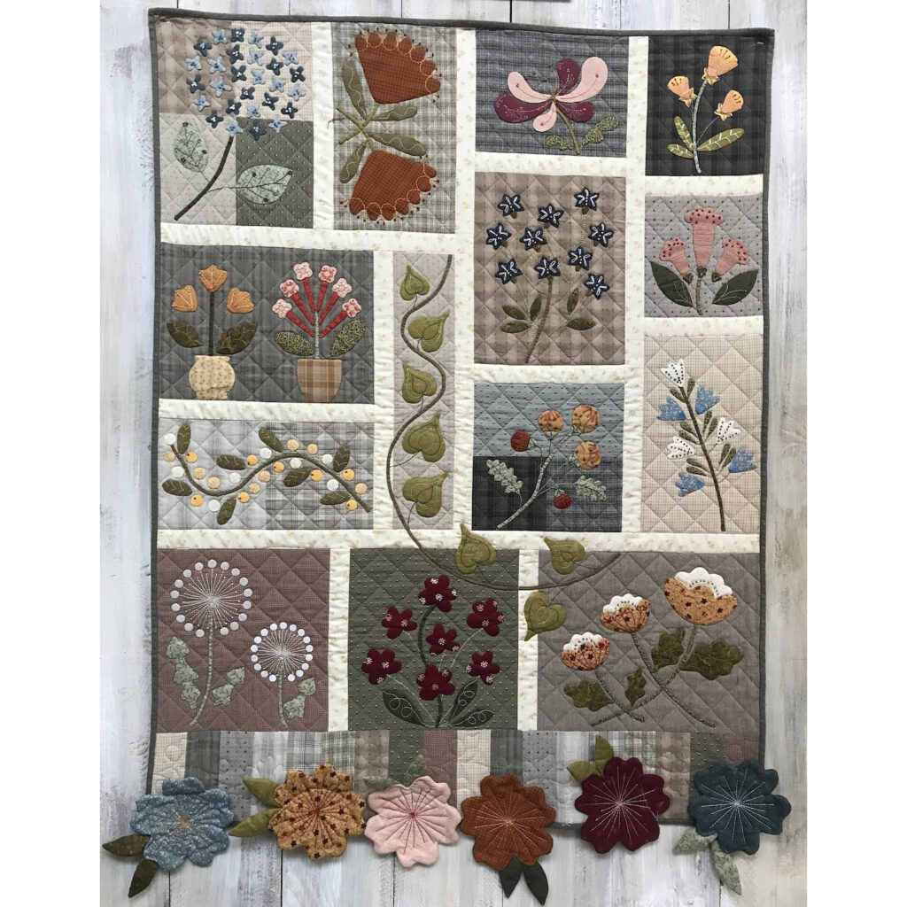 This pattern features delicate petals and intricate designs
