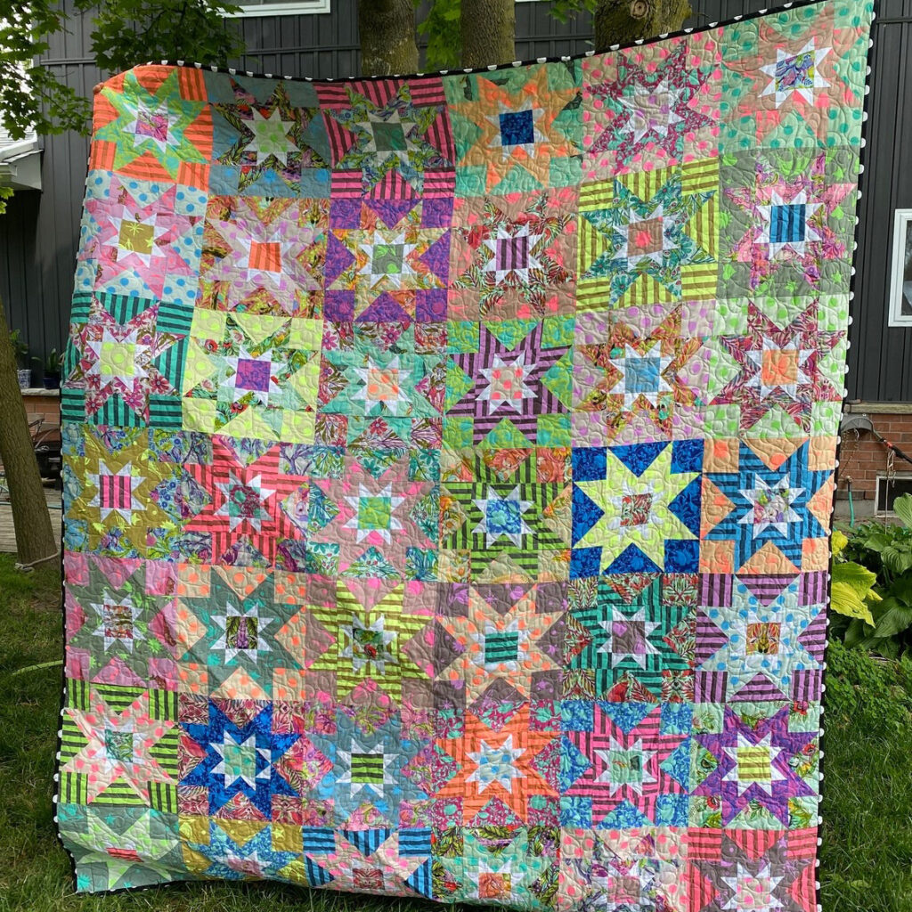 Create your own dazzling masterpiece with the Tula Pink Quilt Pattern