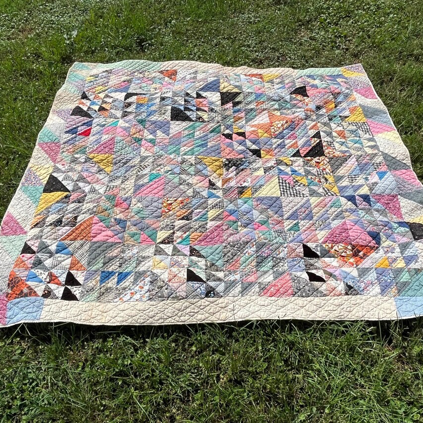 Beautiful "Ocean Wave" quilt