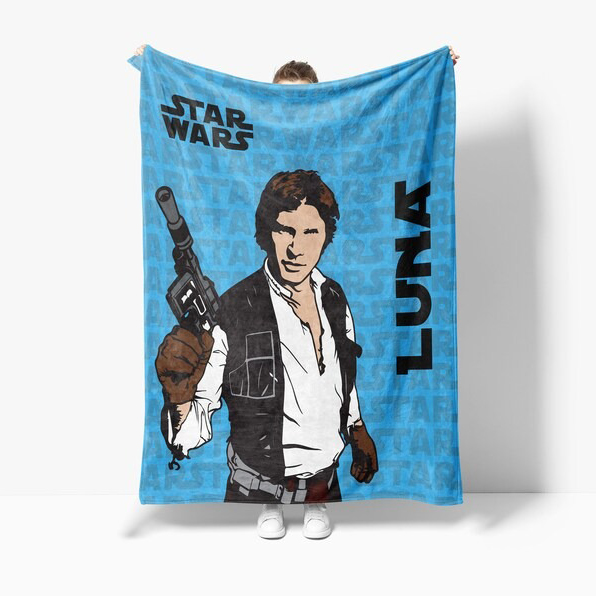 A bold illustration of Han Solo